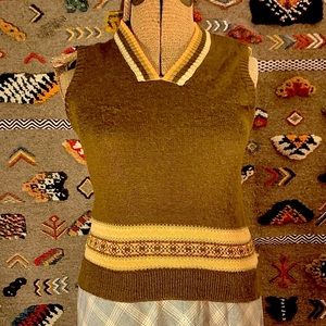 Swell Patty Woodard 60’s Wool Mohair Sweater Vest